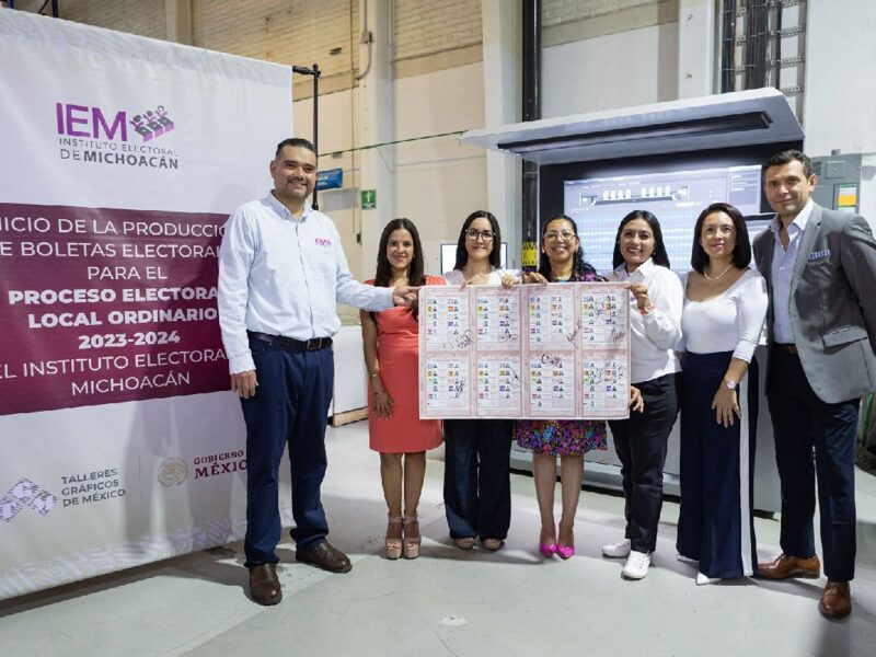 Esta semana arribarán a Michoacán boletas para las elecciones locales