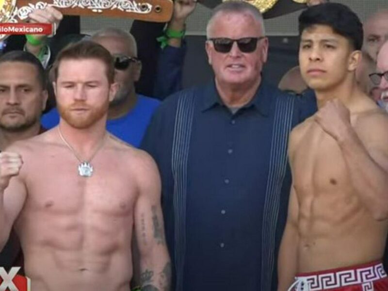 ¡Hay tiro! Canelo Álvarez y Jaime Munguía libran la báscula