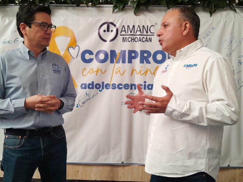 Carlos Quinta comprometido con registro de niños con cáncer en Michoacán