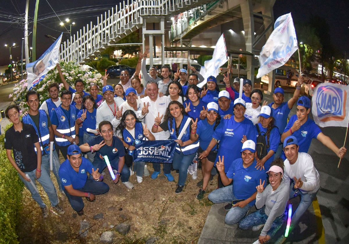 Carlos Quintana promete apoyo juvenil desde el PAN
