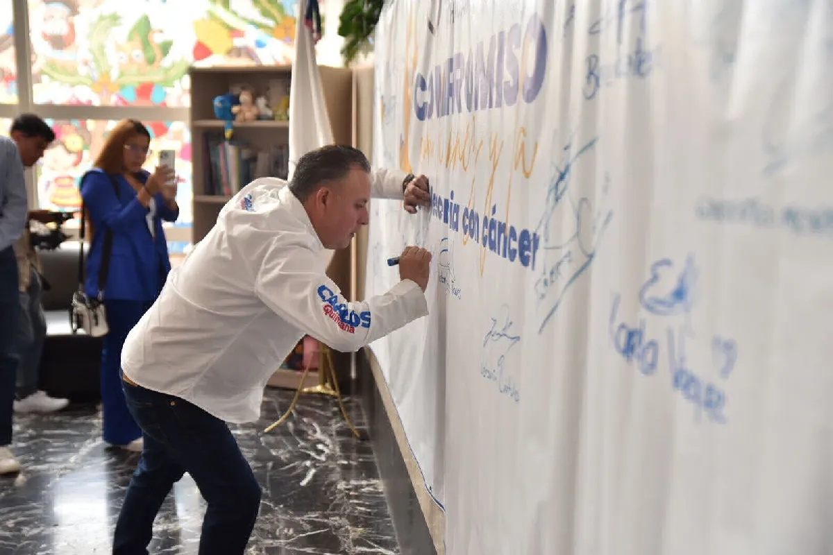 carlos quintana señala urgencia hacia cáncer infantil en Michoacán