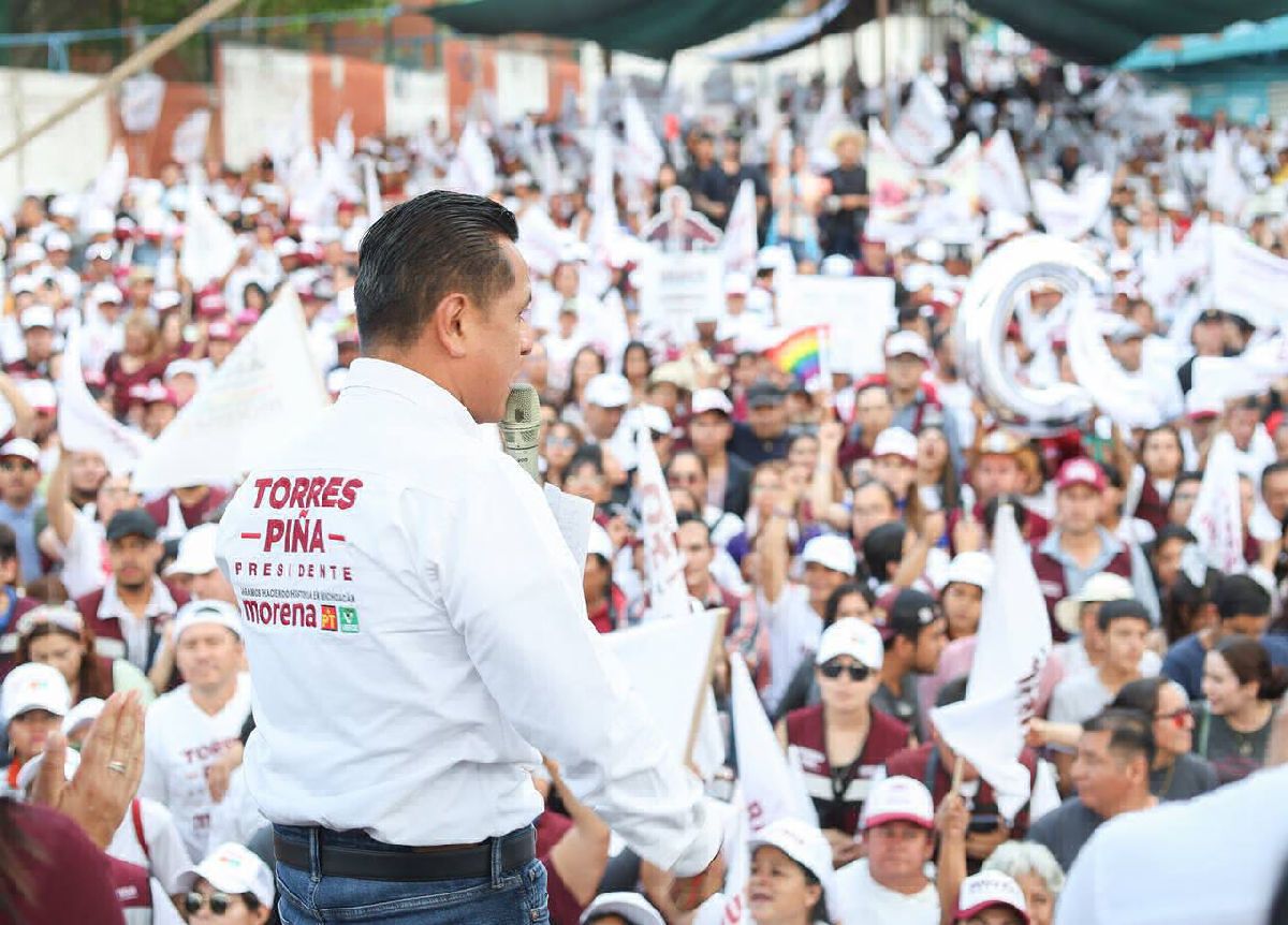 Carlos Torres Piña alista segundo cierre de campaña en distrito 11 de Morelia