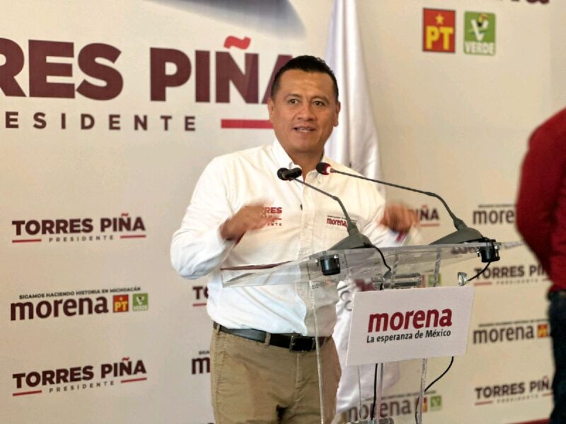 Carlos Torres Piña expresa seguridad de victoria para elecciones en Morelia