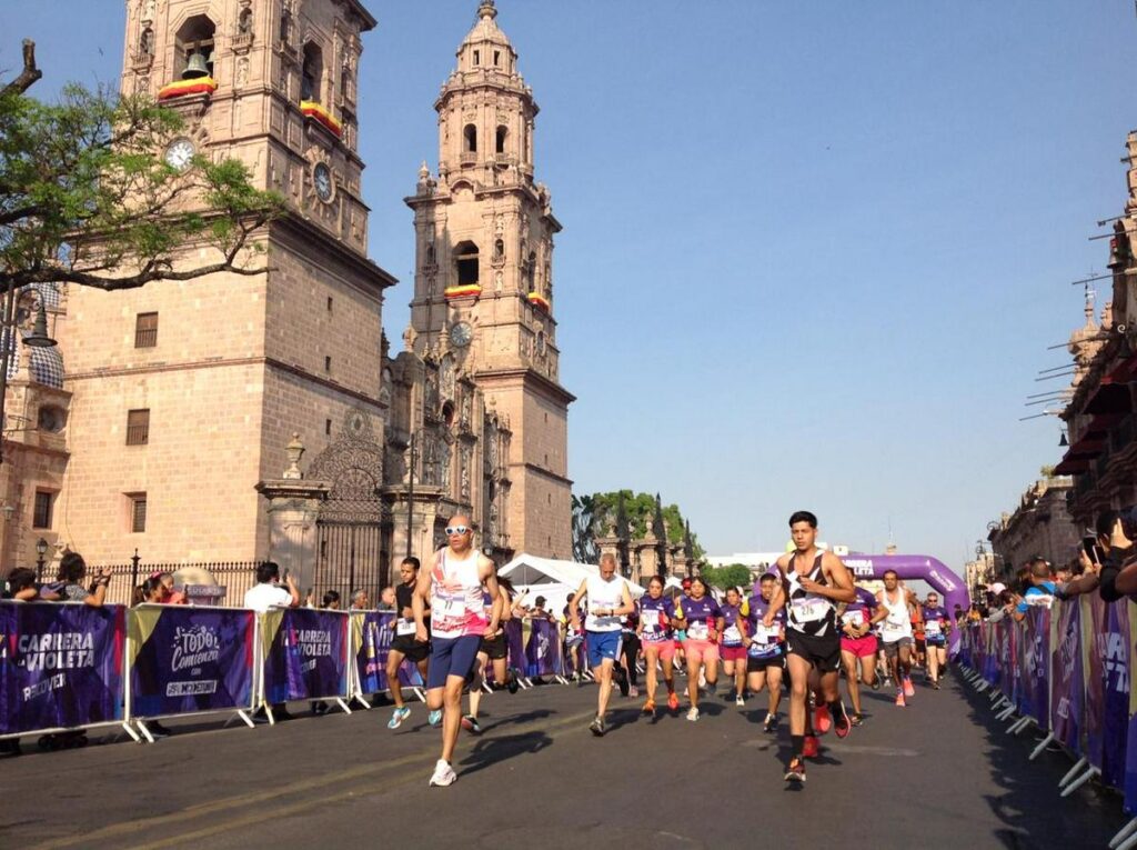 Carrera Atlética La Violeta en Morelia