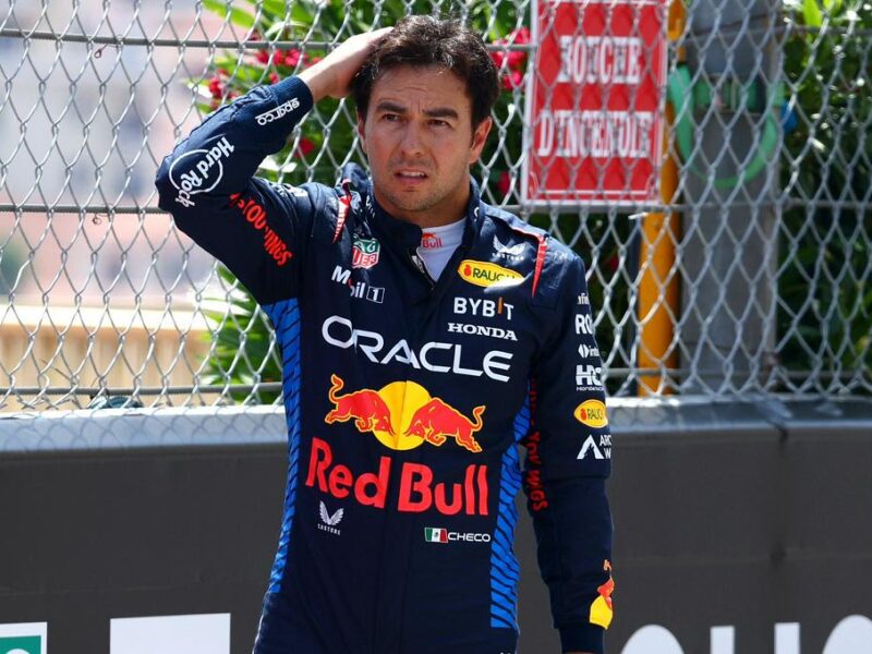 ¡Checo Pérez en caída libre! lo rebasan en la clasificación de F1