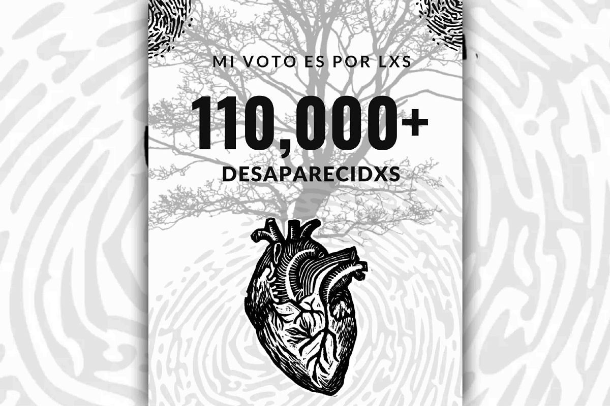 Colectivos hacen llamado a votar por desaparecidos