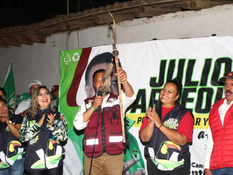 Colonia Ibarra renueva su apoyo a Julio Arreola para la alcaldía de Pátzcuaro