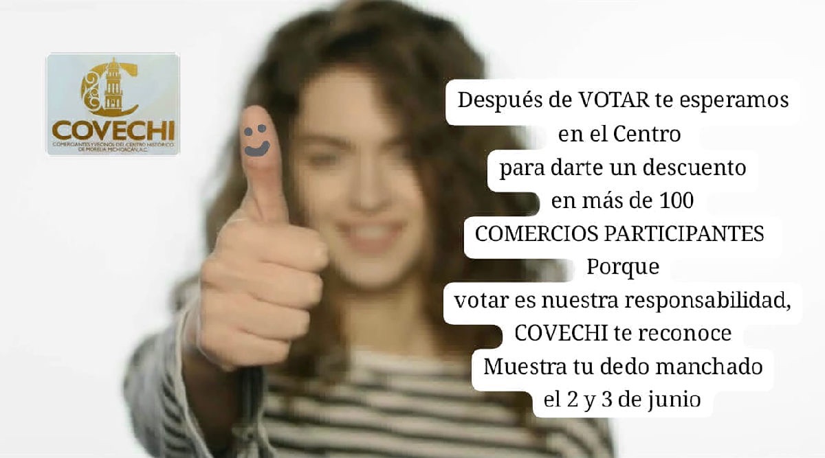 Comerciantes hacen descuentos despues del voto en Morelia