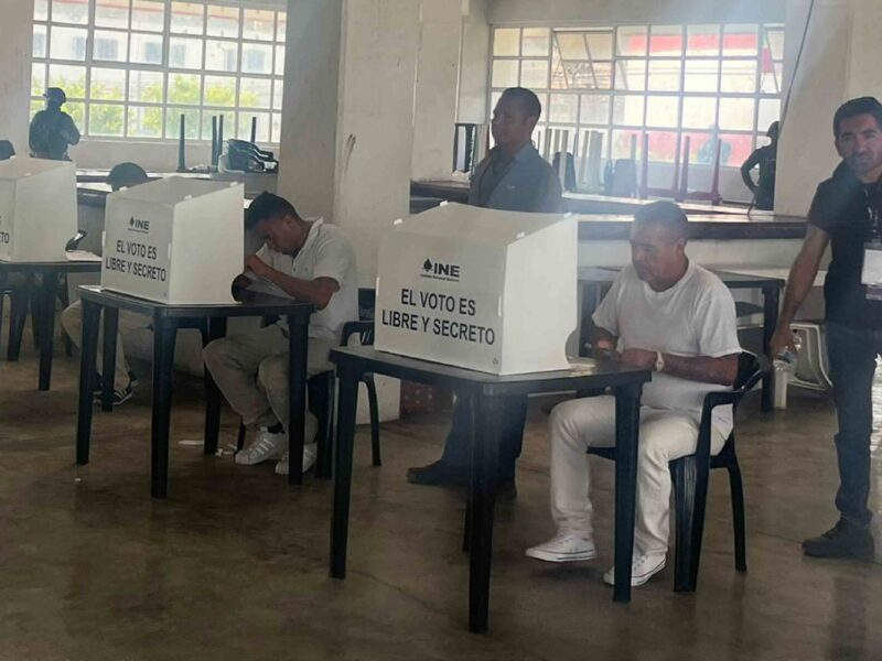 En día de arranque, concluyen votaciones en dos penales de Michoacán