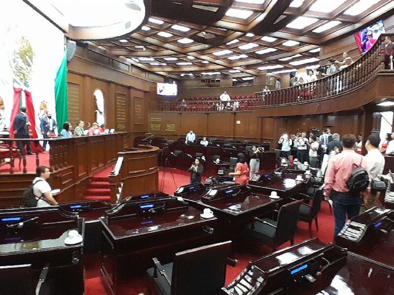 congreso de Michoacán paralizado sin sesionar