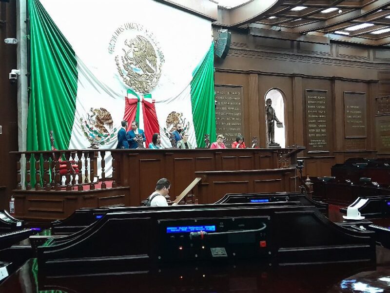 continúa alta ausencia en el poder legislativo en Michoacán