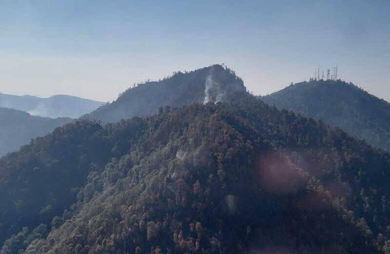 controado el incendio en el Cerro Burro