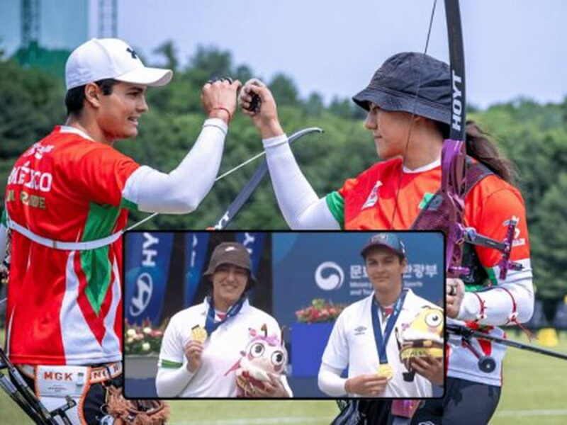 Alejandra Valencia y Matías Grande conquistan oro en Copa del Mundo de Tiro con Arco