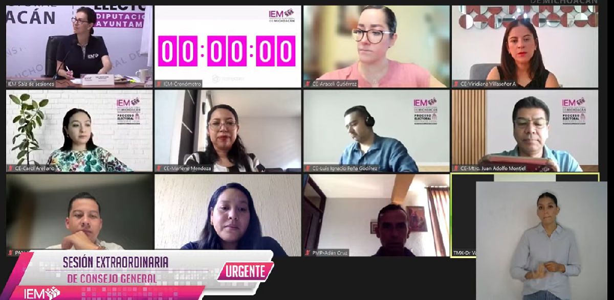 Cumple IEM con sentencia del TEEM en candidaturas de Michoacán