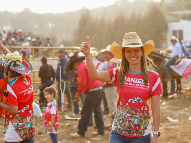 Daniela de los Santos Torres, reconocida como la candidata que sí ofrece resultados