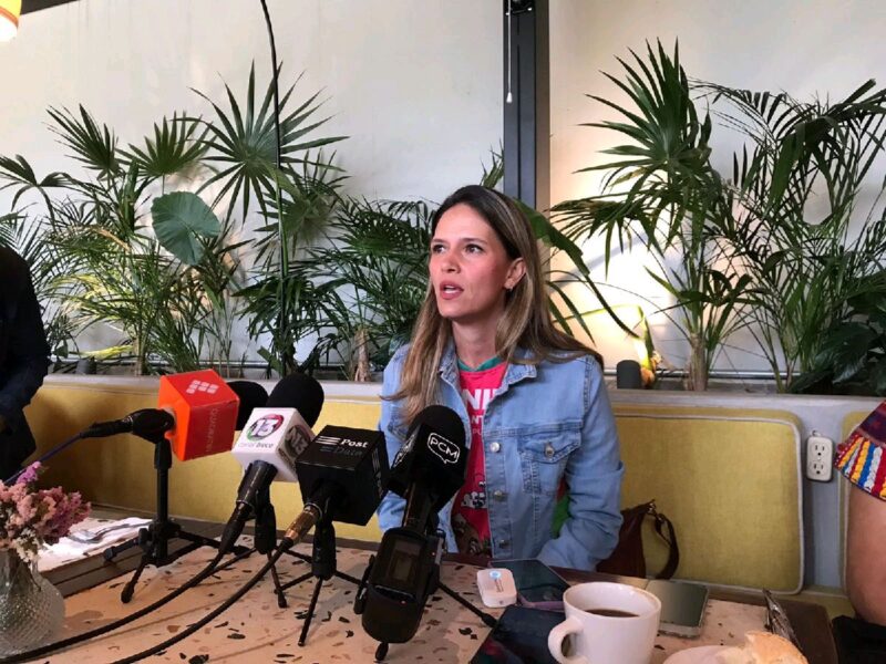 Daniela de los Santos llama al voto útil en distrito 17
