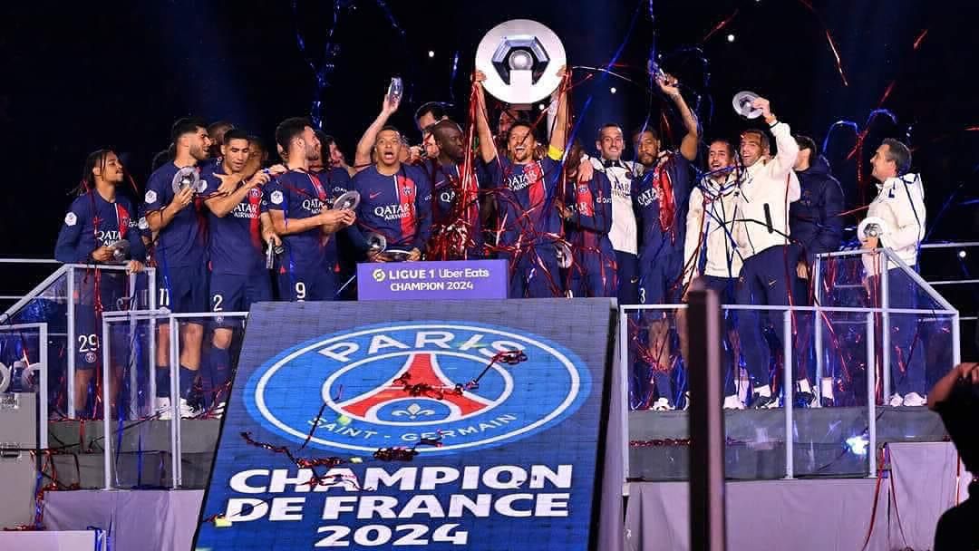 despedida de Kylian Mbappé del PSG - campeón