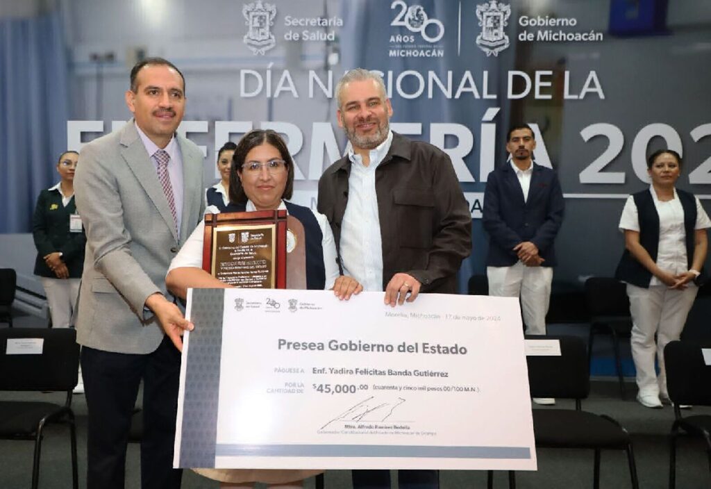 día nacional enfermería enfermeras Michoacán 1
