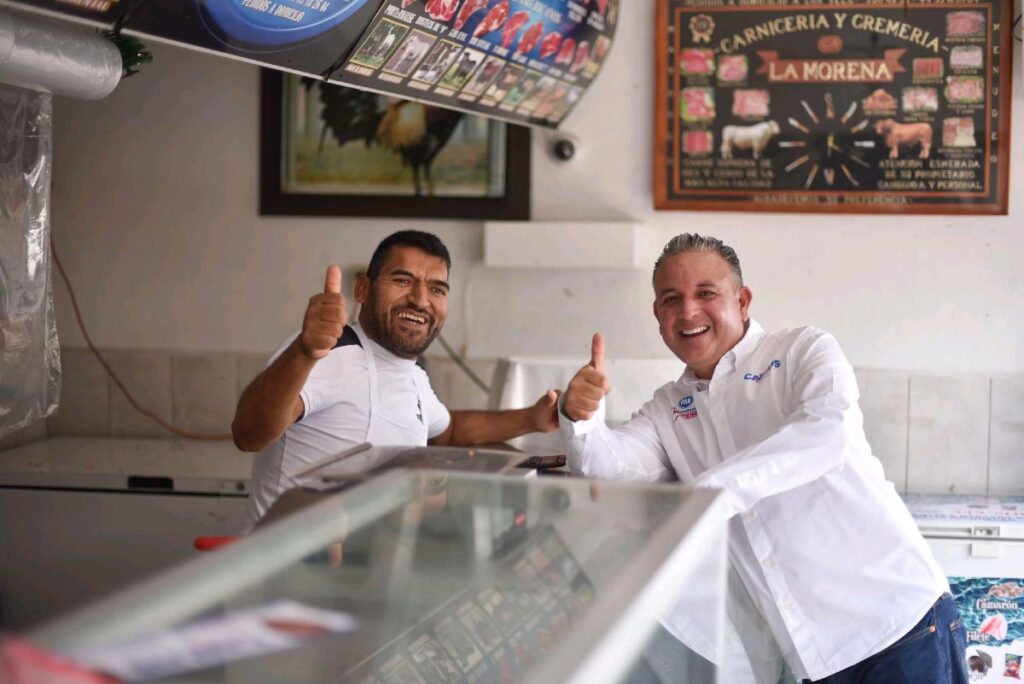 El candidato será apoyo de comerciantes de Morelia