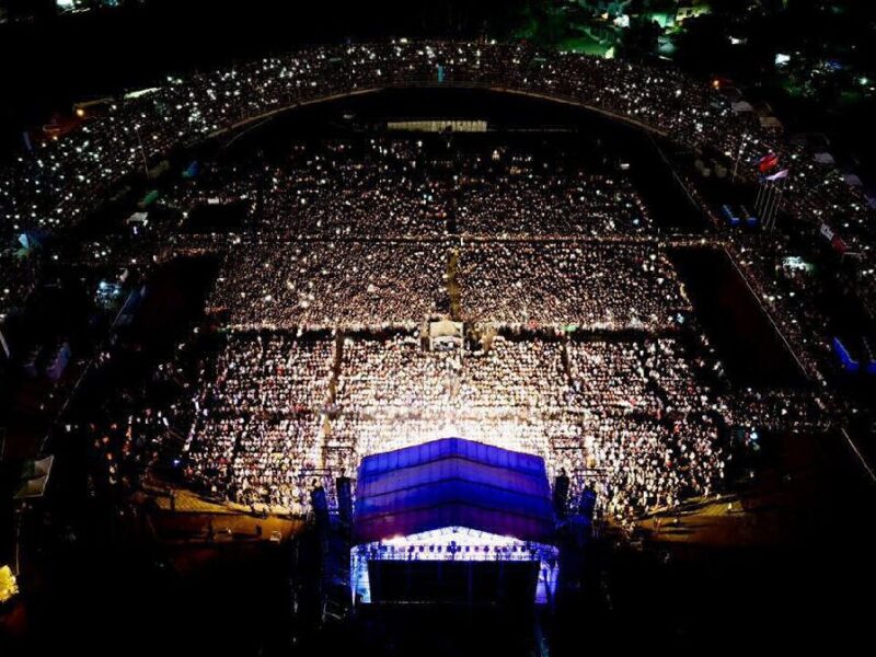 Con más de 25 mil asistentes Intocable da espectacular cierre en el Festival Michoacán de Origen