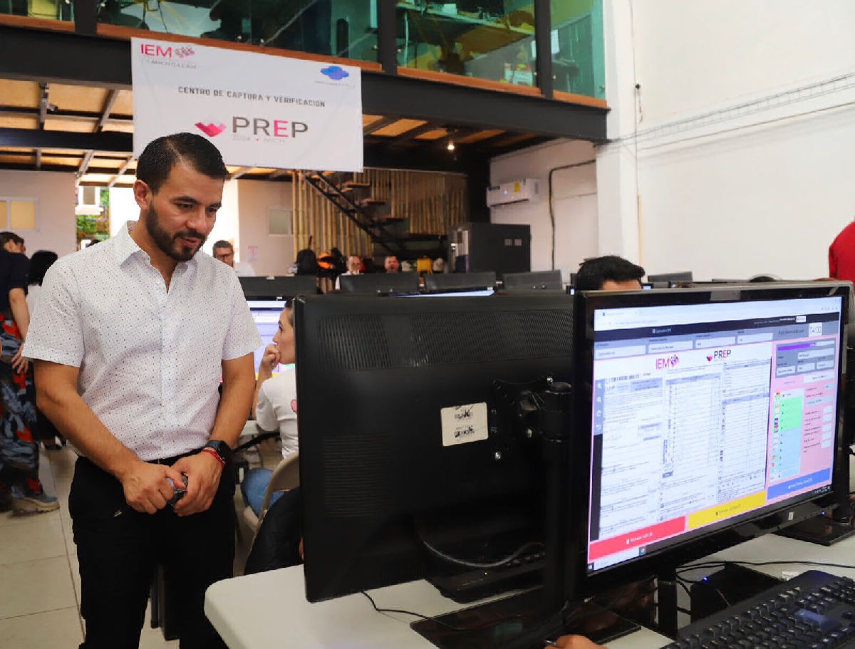 IEM listo para contabilizar en PREP Michoacán