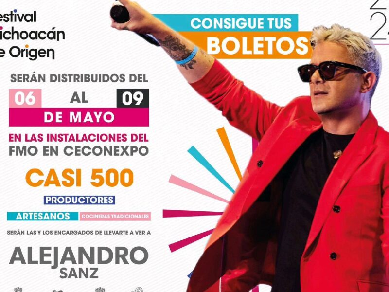 inicia entrega de boletos de concierto de Alejandro Sanz