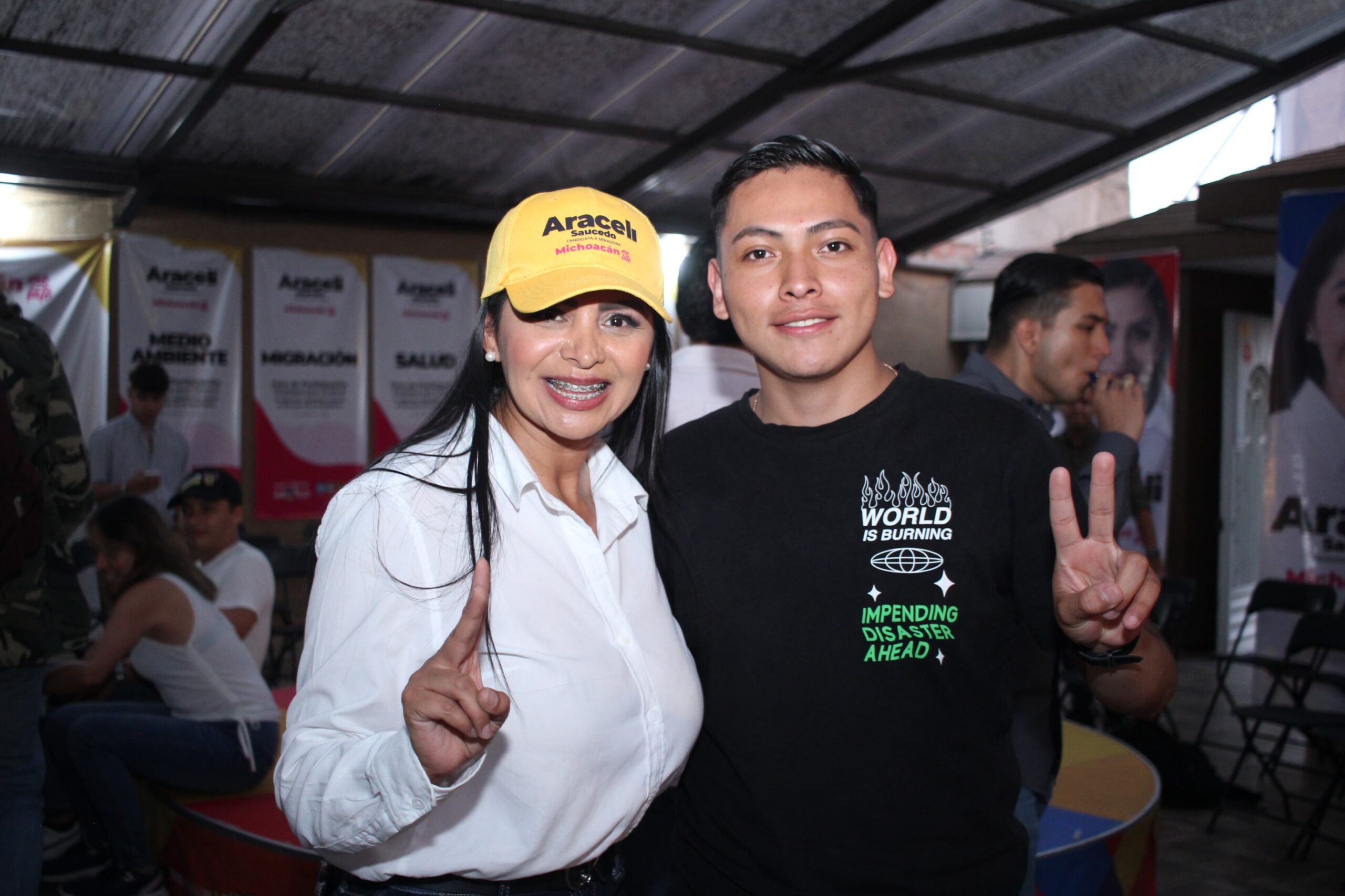 Porque la juventud es la fuerza que hará posible el rescate de México, ¡vamos en unión!: Araceli Saucedo