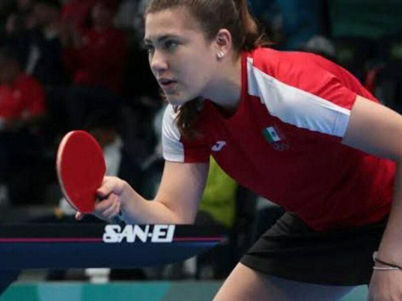 La tenista de mesa Arantxa Cossío se clasifica a Tenis de Mesa para los Juegos Olímpicos de París 2024