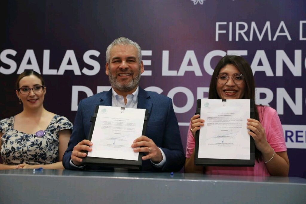 Las salas de lactancia en Mmichoacán - convenio
