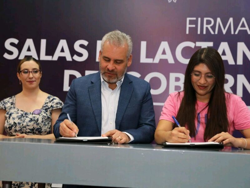 Las salas de lactancia en Mmichoacán - firma