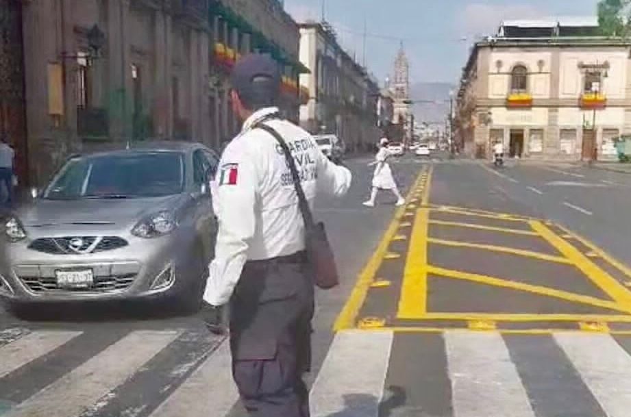 Libre la circulación en Morelia Michoacán