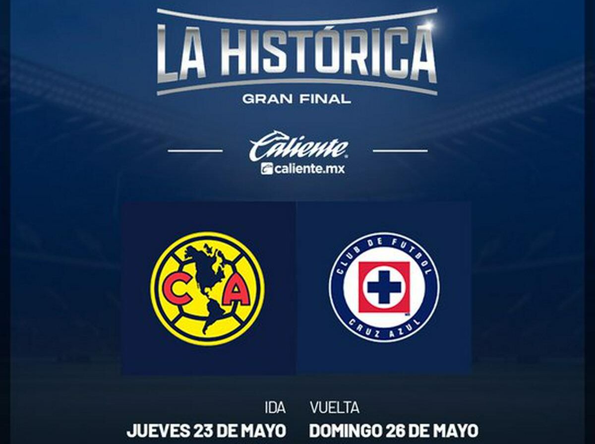 lista la final del América Cruz Azul