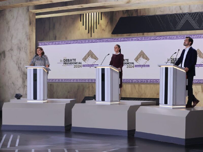 listo para el tercer debate presidencial en México