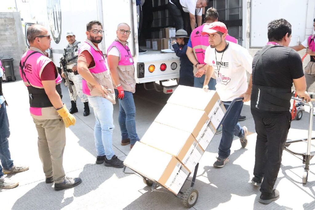 Llegan boletas presidenciales a Michoacán para el 2 de junio