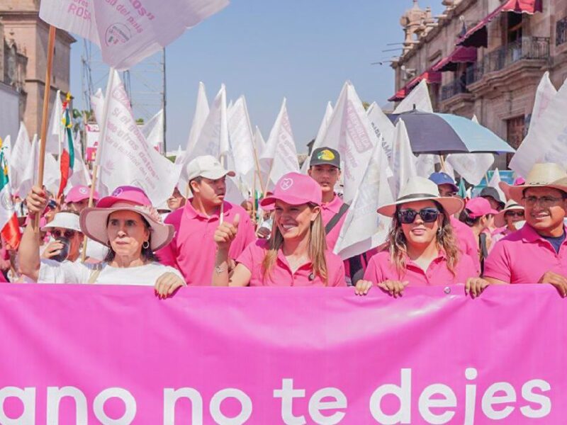 Marcha por la democracia Daniela de los Santos