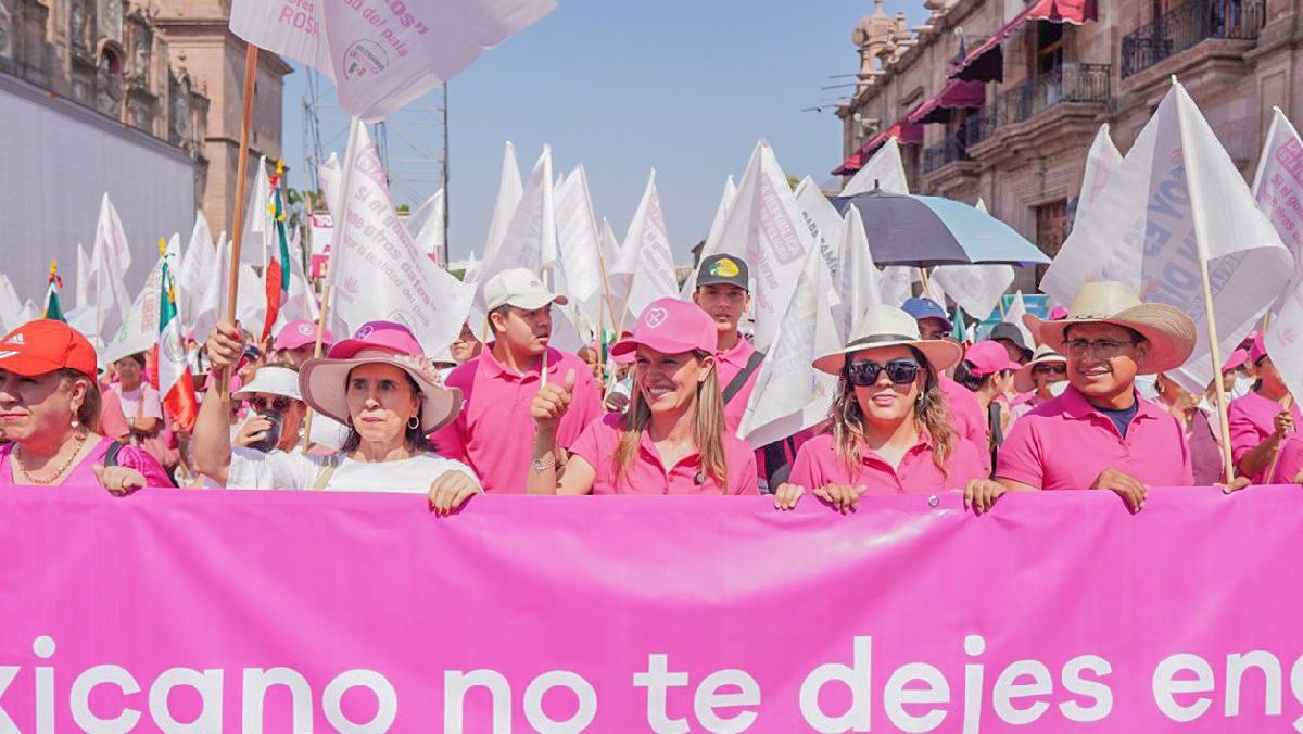 Marcha por la democracia Daniela de los Santos