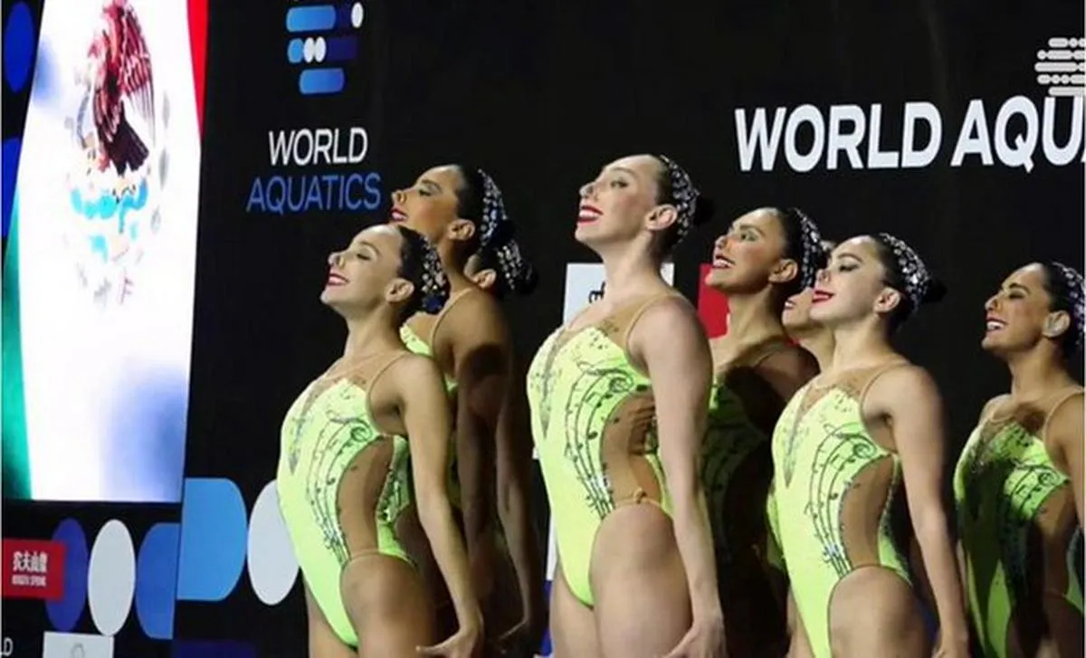 mexicanas logran oro en Copa del Mundo de Natación Artística