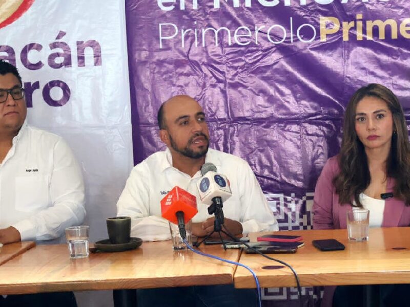 Michoacán Primero va con Alfonso Martínez por Morelia