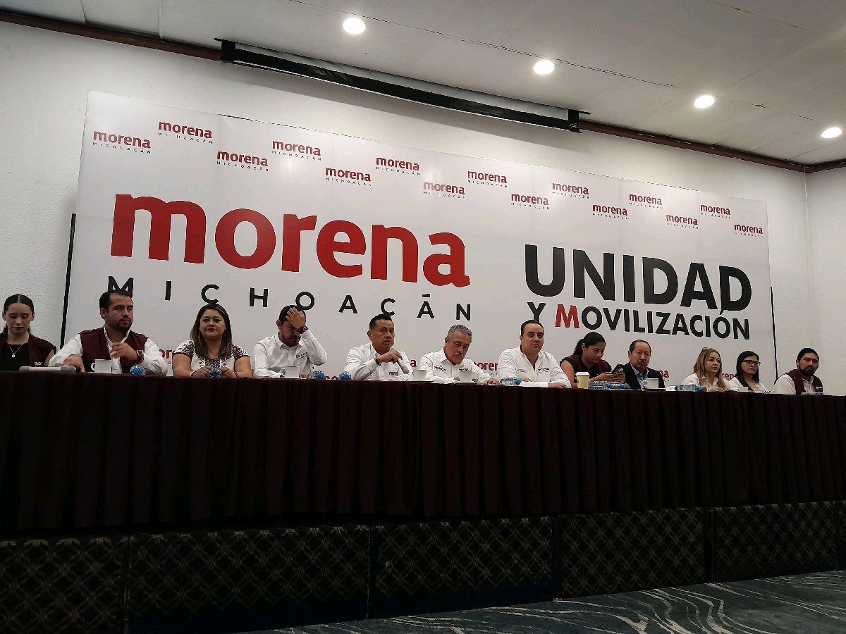 Morena anuncia unidad en grupos internos en Michoacán