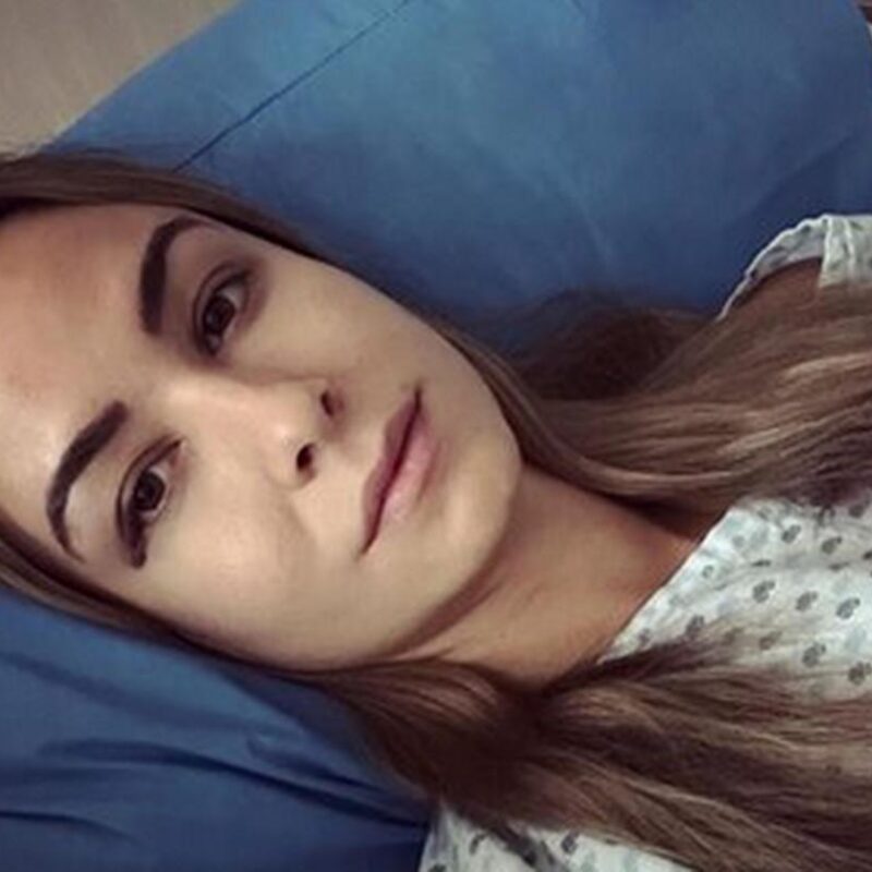 Odalys Ramírez urgentemente hospitalizada por infección
