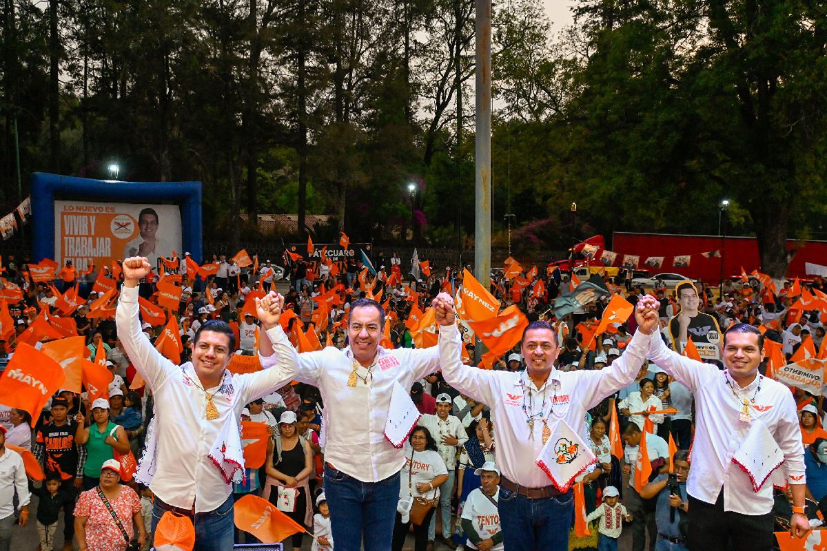Oscar Escobar impulsa candidatura de Herrera en elecciones en Michoacán