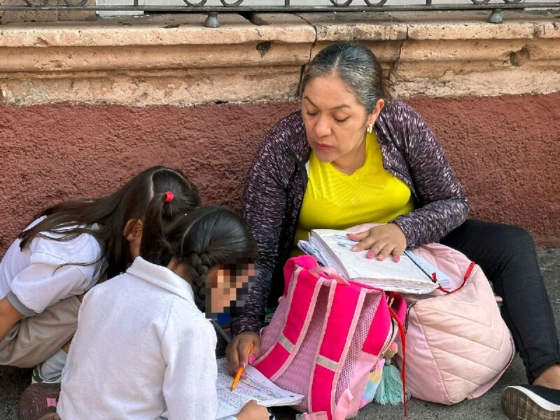 padres de familia señalan desalojo de escuela Belisario Domínguez en Morelia