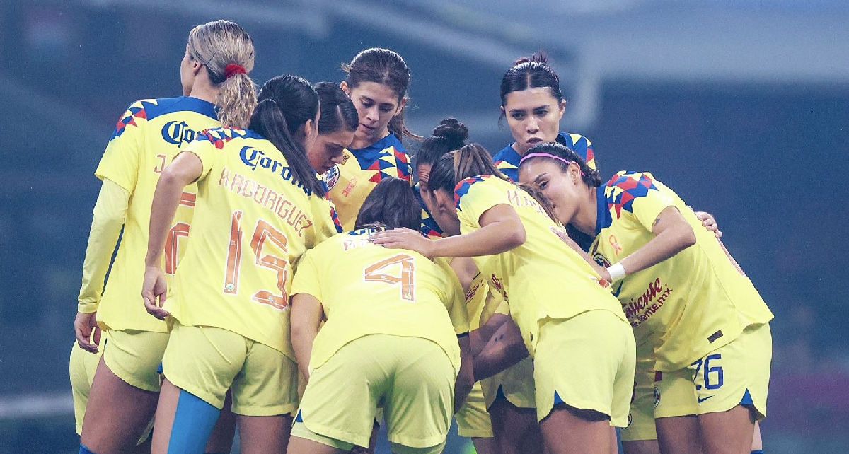 Para América la final femenil de ida frente a Monterrey