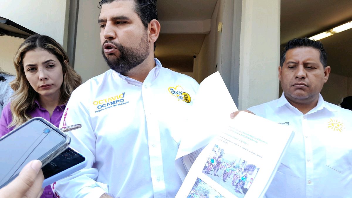 Presenta PRD Michoacán denuncias electorales ante FGE
