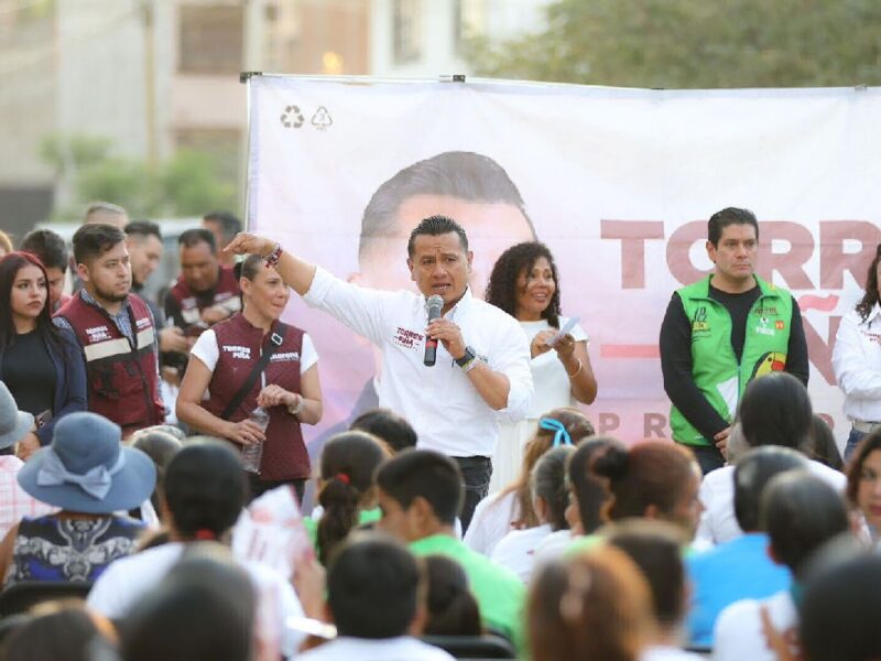 respaldo a Torres Piña en Ciudad Jardín