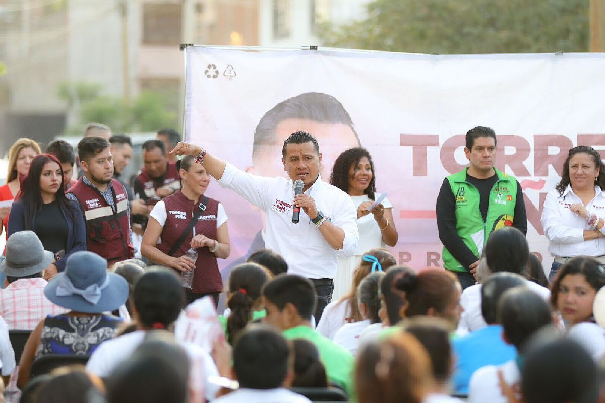 respaldo a Torres Piña en Ciudad Jardín
