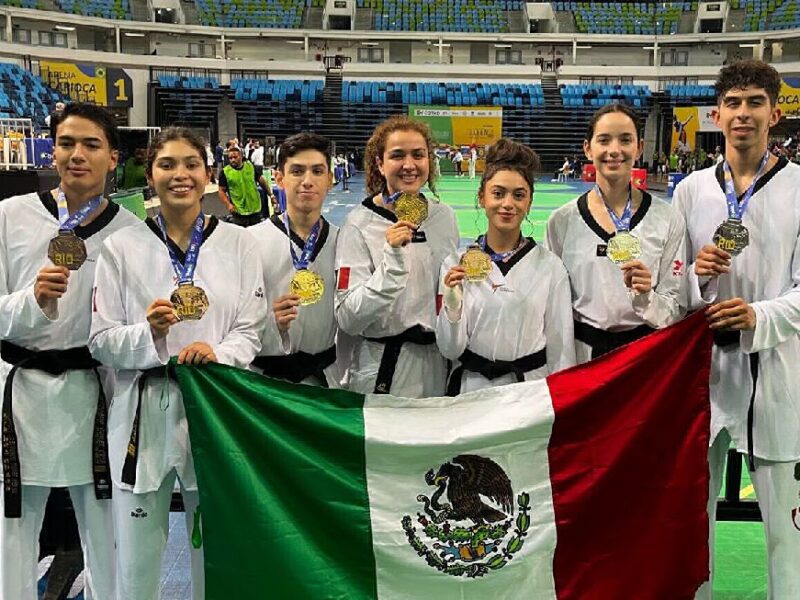 México Brilla con Siete Medallas en el Río Open Taekwondo 2024