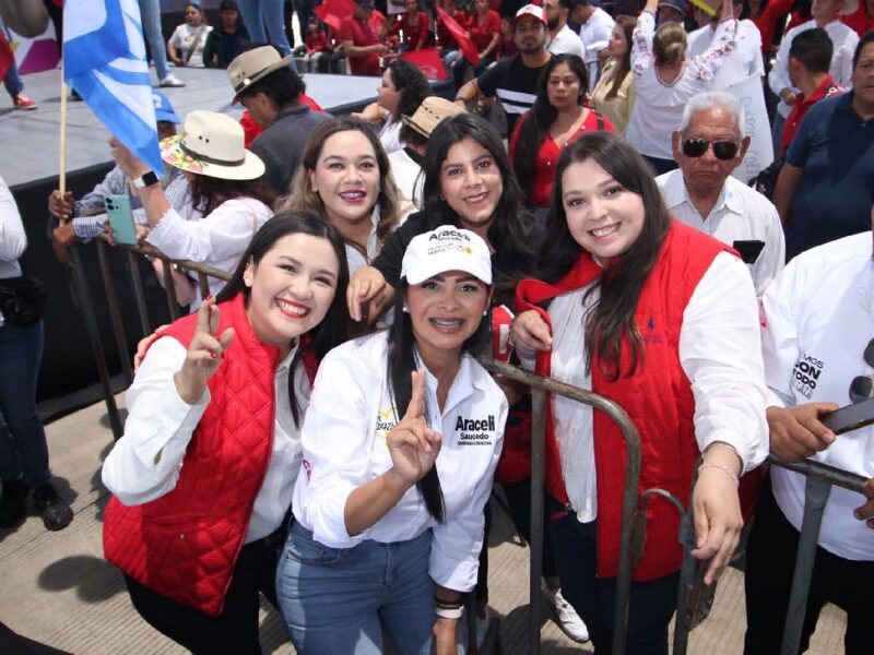 Vamos caminando sin miedo para recuperar a México: Araceli Saucedo