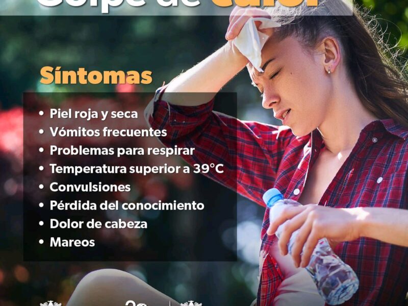 síntomas de golpe de calor