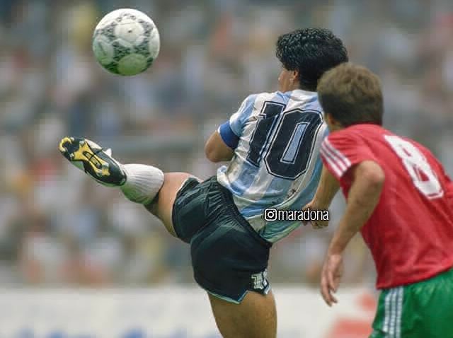 Subasta del balón de oro de Maradona - mundial 86